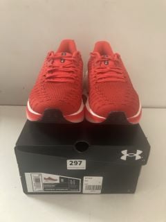 UNDER ARMOUR UA INFINITE ELITE RUNNING TRAINERS IN RED SIZE UK 10