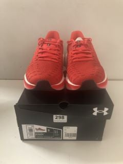 UNDER ARMOUR UA INFINITE ELITE RUNNING TRAINERS IN RED SIZE UK 10