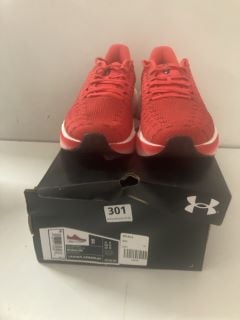 UNDER ARMOUR UA INFINITE ELITE RUNNING TRAINERS IN RED SIZE UK 10