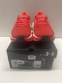 UNDER ARMOUR UA INFINITE ELITE RUNNING TRAINERS IN RED SIZE UK 8