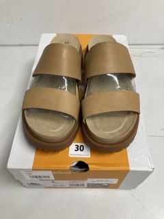 TIMBERLAND CLAREMONT WAY SLIDE SANDAL IN BEIGE SIZE UK 7