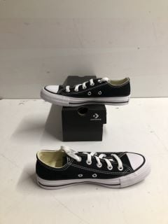 CONVERSE ALL STAR OX TRAINERS IN BLACK SIZE UK 3