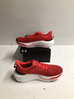 UNDER ARMOUR UA INFINITE ELITE RUNNING TRAINERS IN RED SIZE UK 10