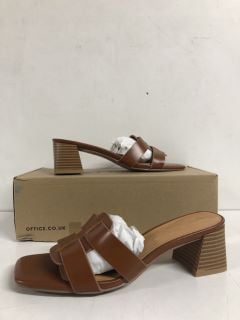 OFFICE PLATFORM HEEL IN LIGHT BROWN SIZE EU 37