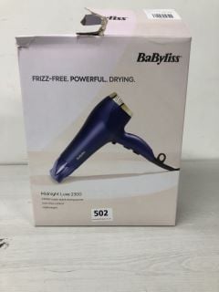 BABYLISS MIDNIGHT LUXE 2300 HAIR DRYER