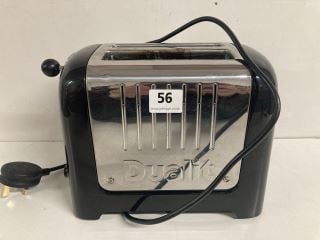 DUALIT 2 SLICE TOASTER IN BLACK