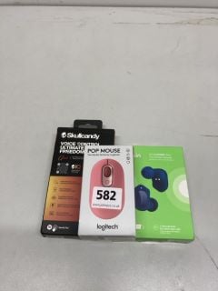 3 X ITEMS TO INCLUDE LOGITECH POP MOUSE