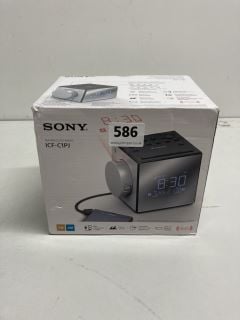 SONY FM/AM CLOCK RADIO MODEL NO: ICF-C1PJ