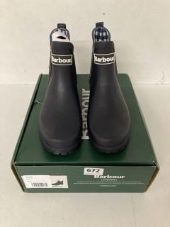 BARBOUR HEELED BOOTS IN BLACK SIZE UK 3