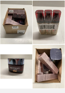 BOX OF MAKEUP IN VARIOUS STYLES AND BRANDS