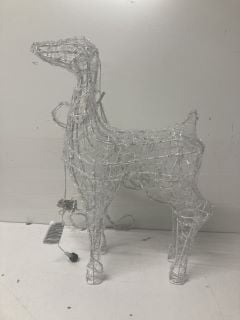 OUTDOOR SPUN ACRYLIC STANDING REINDEER