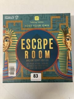 TALKING TABLES HOST YOUR OWN ESCAPE ROOM ANCIENT EGYPT EDITION