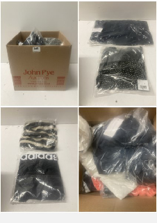 BOX OF PREMIUM CLOTHING IN VARIOUS SIZES & DESIGNS