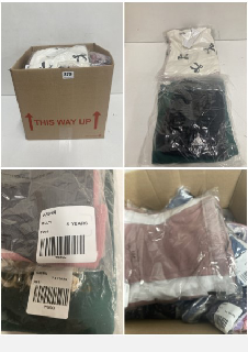 BOX OF PREMIUM CHILDREN'S CLOTHING IN VARIOUS SIZES & DESIGNS