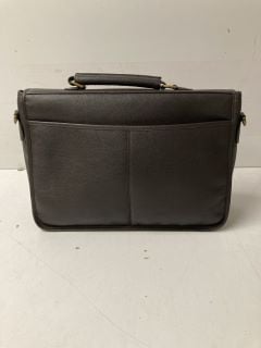 BRIEFCASE LEATHER BAG SIZE DARK BROWN