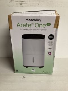 MEACODRY ARETE ONE DEHUMIDIFIER AND AIR PURIFIER