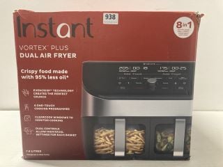 INSTANT VORTEX PLUS DUAL AIR FRYER