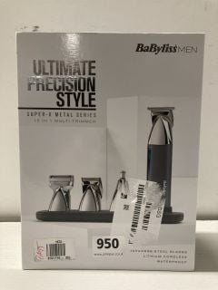 BABYLISS MEN ULTIMATE PRECISION STYLE SUPER-X METAL SERIES