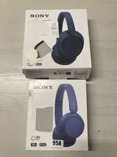 2 X ITEMS TO INCLUDE SONY WH-CH520