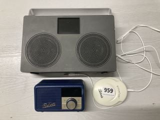 3 X ITEMS TO INCLUDE JOHN LEWIS & PARTNERS PORTABLE RADIO