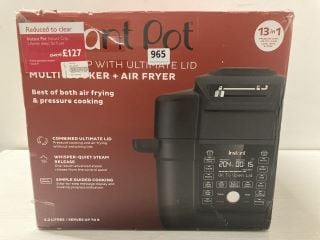 INSTANT POT MULTI-COOKER & AIR FRYER