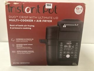 INSTANT POT MULTI-COOKER & AIR FRYER