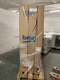 1X PALLET WITH TOTAL RRP VALUE OF £582 TO INCLUDE 1X BEKO 60 CM FRIDGE FREEZER MODEL NO CNG5692DV PZ (TRADE CUSTOMERS ONLY)