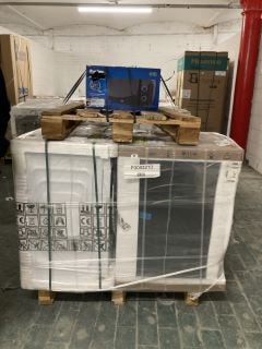 1X PALLET WITH TOTAL RRP VALUE OF £2239 TO INCLUDE 1X BEKO WASHING MACHINES MODEL NO BM3WT3941 W, 1X BEKO HEAT PUMP MODEL NO BM3T3833A, 1X BEKO BUILT-IN ELECTRIC SINGLE OVENS MODEL NO BBIE12401 AMP,