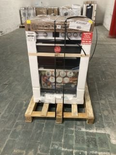 1X PALLET WITH TOTAL RRP VALUE OF £515 TO INCLUDE 1X MONTPELLIER GAS COOKERS TSL MODEL NO MDOG60LW (TRADE CUSTOMERS ONLY)