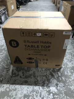 RUSSELL HOBBS TABLE TOP DISHWASHER MODEL: RHTTDW6B