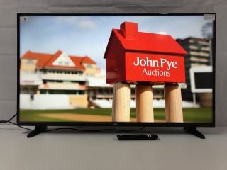 JVC 40" LT-40CF330 FIRE TV (CASE DAMAGE) (SCRATCH ON SCREEN) (NO CABLE) (WITH REMOTE) (WITH BOX)