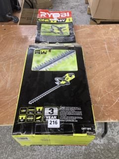 RYOBI CORDLESS HEDGE TRIMMER