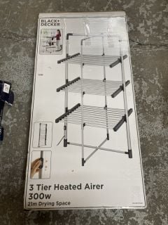 BLACK + DECKER 3 TIER HEATED AIRER