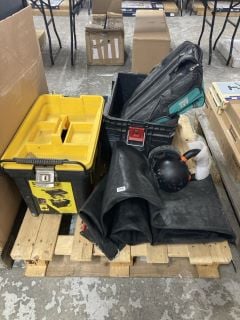 PALLET OF ITEMS TO INC 25KG MELTIS DUMBBELL