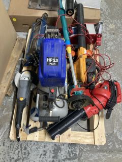 PALLET OF TOOLS TO INC EINHELL LEAFBLOWER