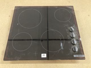 BOSCH SERIES 2 4 ZONE CERAMIC HOB MODEL: PKE611CA3E - RRP.£193