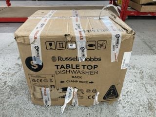 RUSSELL HOBBS TABLE TOP DISHWASHER MODEL: RHTTDW6S