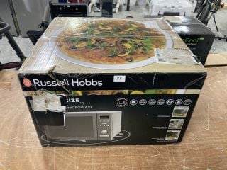 RUSSELL HOBBS FAMILY SIZE STAINLESS STEEL COMBINATION MICROWAVE OVEN MODEL: RHM2574