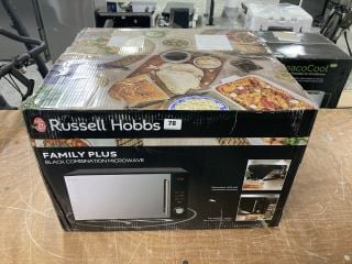 RUSSELL HOBBS FAMILY PLUS BLACK COMBINATION MICROWAVE MODEL: RHM3003B