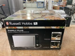 RUSSELL HOBBS FAMILY PLUS BLACK COMBINATION MICROWAVE MODEL: RHM3003B