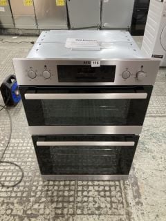 AEG BUILT-IN DOUBLE ELECTRIC OVEN MODEL: DEB331010M RRP £550