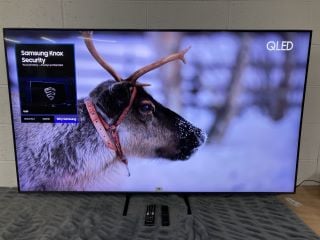 SAMSUNG 65" QLED TV MODEL: QE65Q70DAT RRP: £1,299 (WITH REMOTE, WITH SMART REMOTE, WITH STAND, NO BOX) (SCRATCH ON SCREEN, SYSTEM FAULT, DISPLAY FAULT)