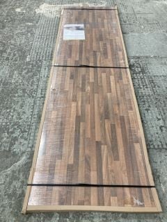 WALNUT EFFECT KITCHEN WORKTOP (3000 X 900 X 38MM) (COLLECTION FROM SITE ONLY)