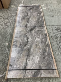 MARBLE EFFECT KITCHEN WORKTOP (3000 X 1000 X 40MM) (COLLECTION FROM SITE ONLY)