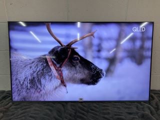 SAMSUNG 50" QLED TV MODEL: QE-50Q80DAT RRP: £649 (NO REMOTE, NO STAND, NO BOX) (LINE ON SCREEN)