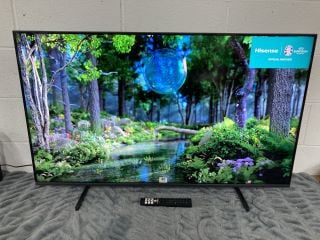 HISENSE 50" TV MODEL: 50U6NQTUK RRP: £499 (WITH REMOTE, WITH STAND, NO BOX) (CASE DAMAGE)