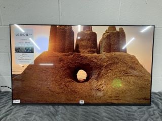 LG 50" TV MODEL: 50UT73006LA RRP: £349 (NO REMOTE, NO STAND, WITH BOX) (DISPLAY FAULT, LINE ON SCREEN)