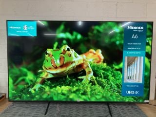 HISENSE 85" TV MODEL: 85A6KTUK RRP: £849 (NO REMOTE, WITH STAND, CASE DAMAGE, NO BOX)