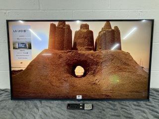 LG 43" TV MODEL: 43UT81006LA RRP: £319 (WITH REMOTE, NO STAND, NO BOX)