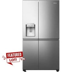 HISENSE AMERICAN STYLE FRIDGE FREEZER MODEL: RS818N4TIE RRP: £1099 (IN PACKAGING)